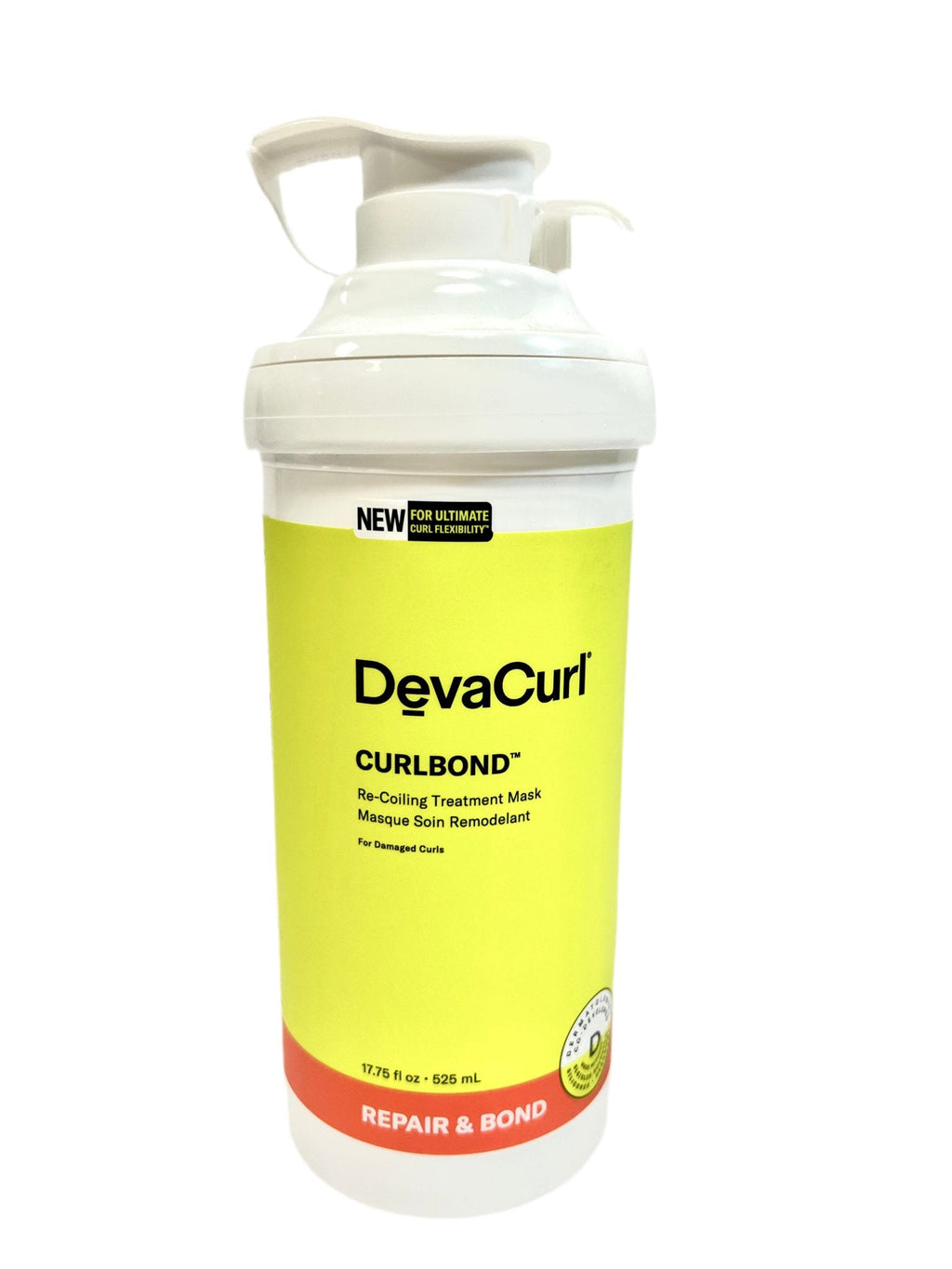 DevaCurl CurlBond Re-Coiling Treatment Mask 17.5 oz container for damaged curls