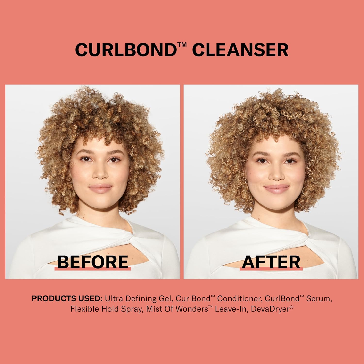 CurlBond Re-Coiling Mild Lather Cleanser for Damaged Curls 32oz