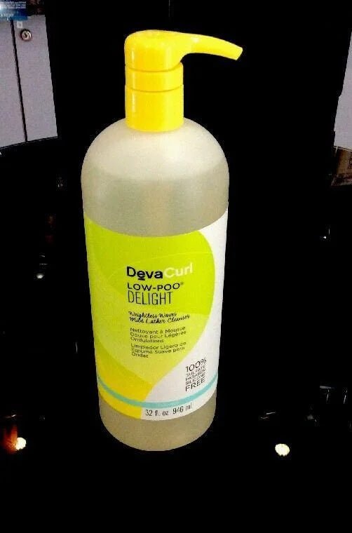 DevaCurl Low-Poo Delight Mild Lather Cleanser 32 oz bottle