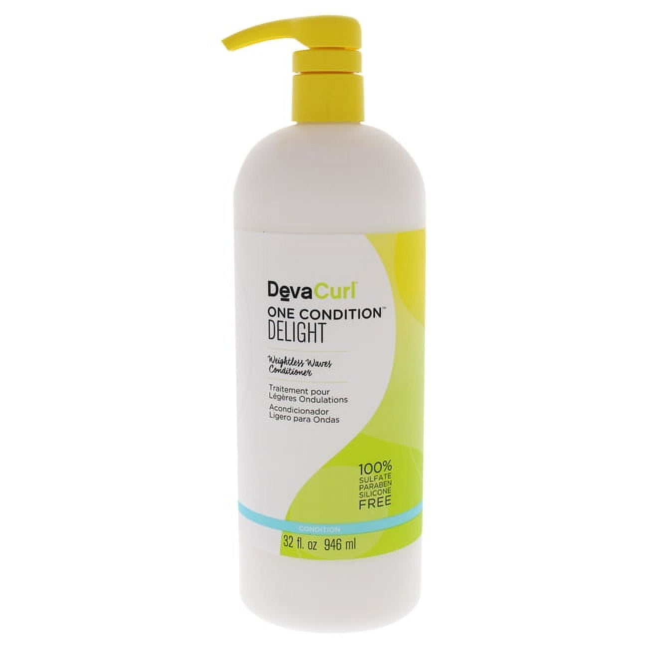 DevaCurl One Condition Delight Conditioner 32 oz bottle for wavy hair