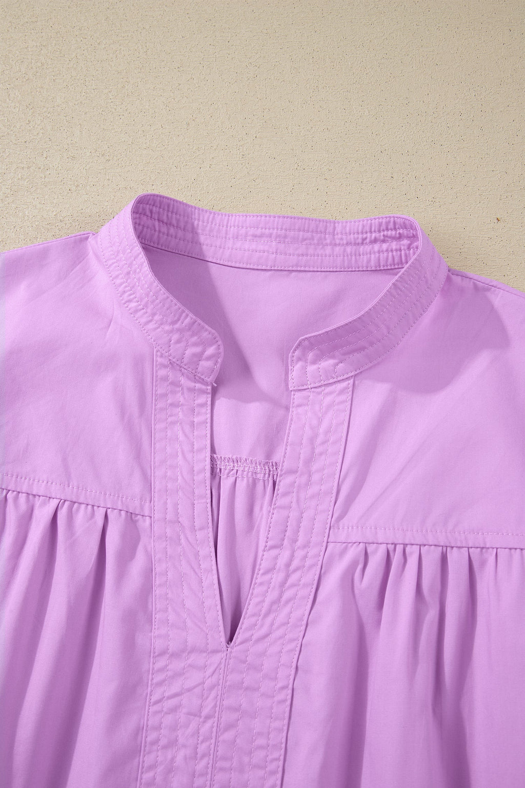 Reese Puffy Half Sleeve Blouse in Lavender