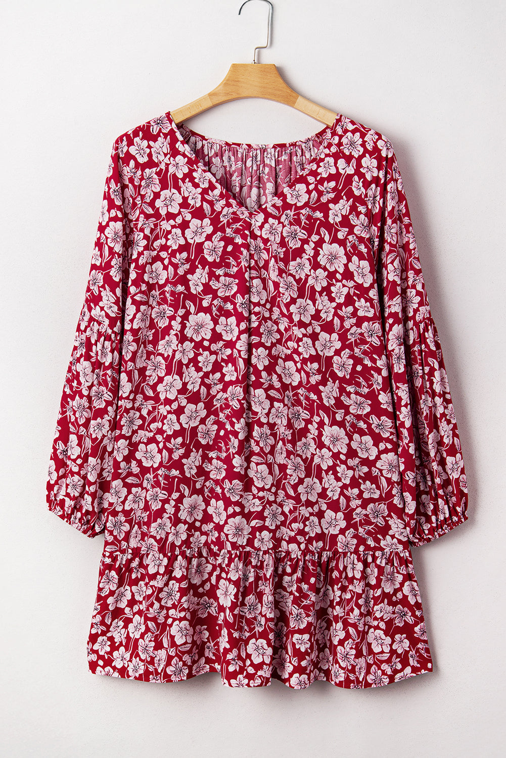 Georgina Balloon Sleeve Relaxed PLUS Dress