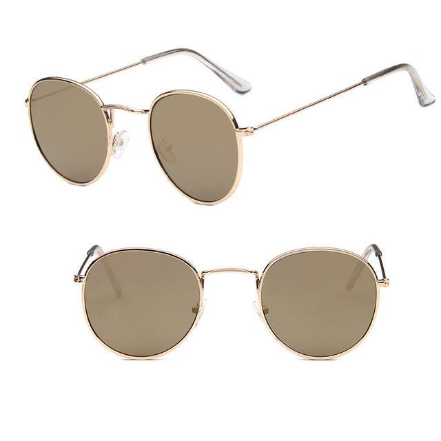 Classic Round Polarized Sunglasses with UV400 Protection