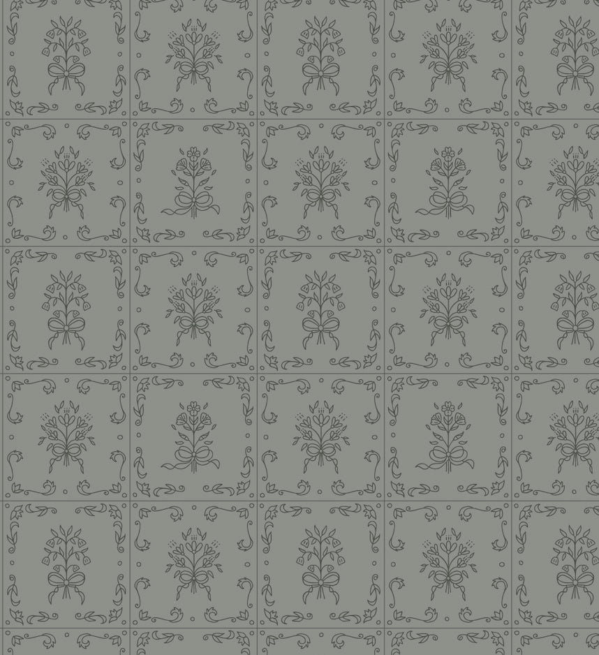 Wrenna Floral Removable Wallpaper in Off-White and Dusty-Rose