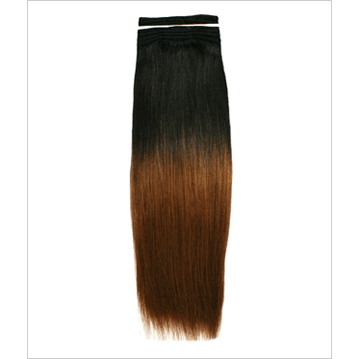 10-inch Diamond Remy Yaki hair extensions in black and brown