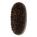 Diane original 9-row boar bristle palm brush with gray wood handle.