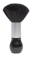 Diane Large Neck Duster with soft nylon bristles and black/silver handle