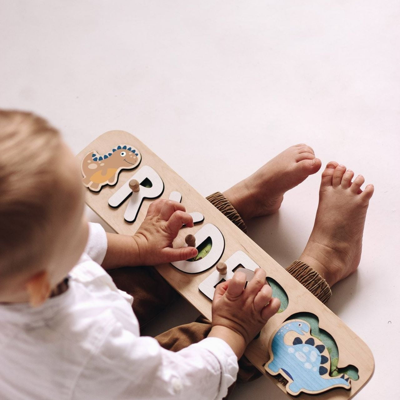 Personalized Wooden Name Puzzle for Toddlers
