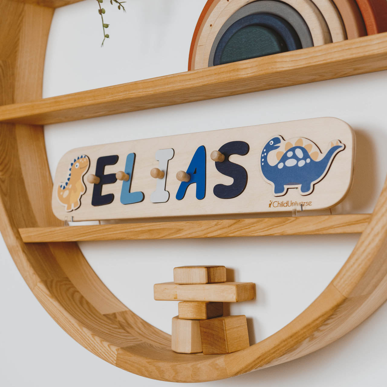 Personalized Wooden Name Puzzle for Toddlers