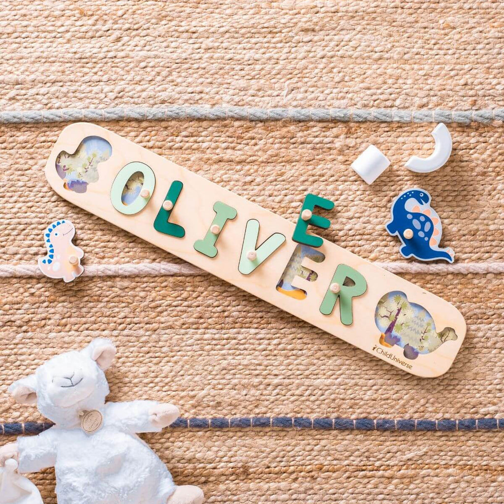 Personalized Wooden Name Puzzle for Toddlers