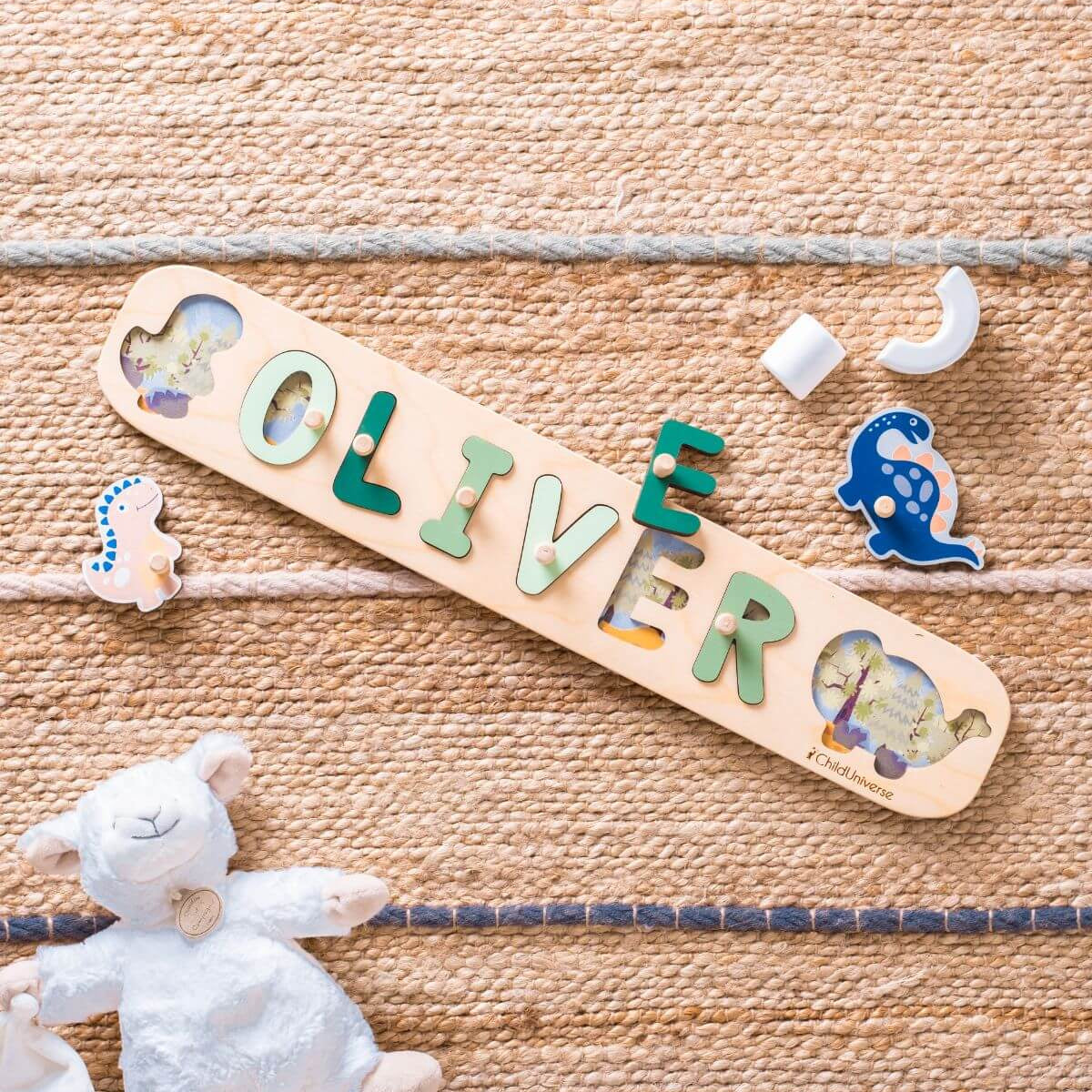 Personalized Wooden Name Puzzle for Toddlers