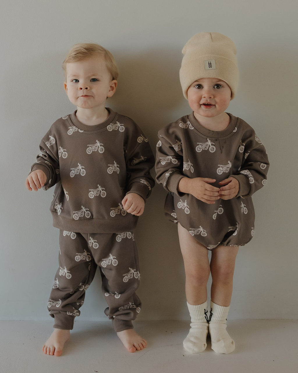 Sweatshirt Romper | Dirt Bike