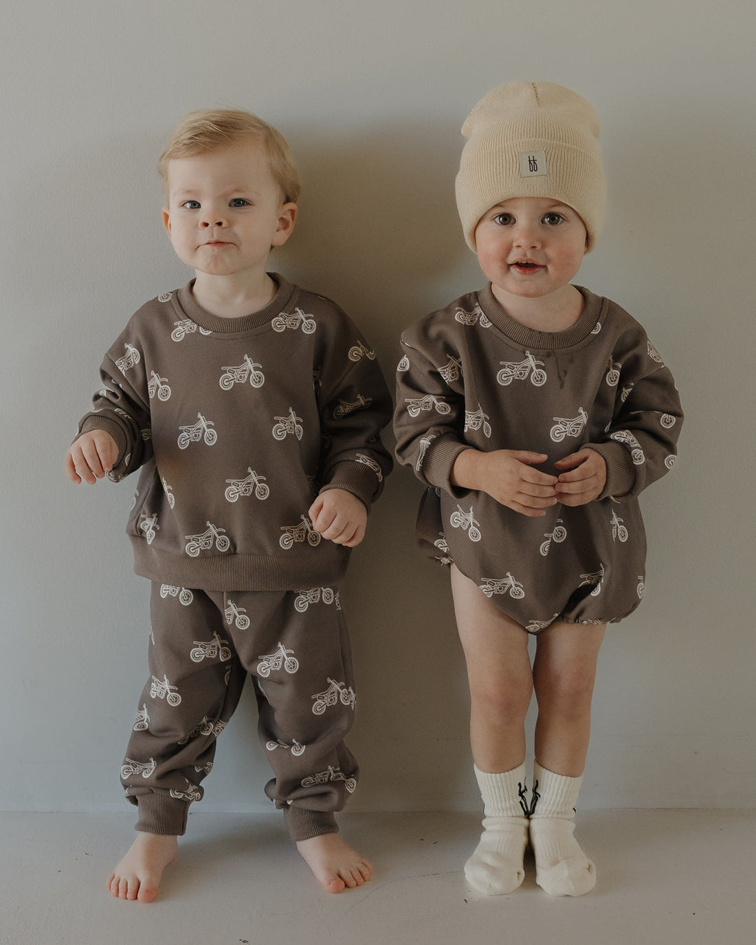 Sweatshirt Romper | Dirt Bike