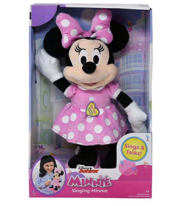 Disney Junior Minnie Mouse interactive singing plush toy for children