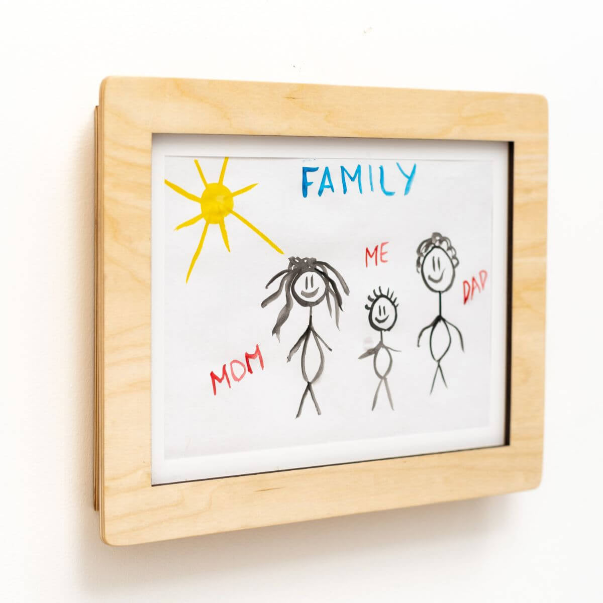 Modern Changeable Artwork Frame for Kids' Art - 14.2 x 10.6 Inch
