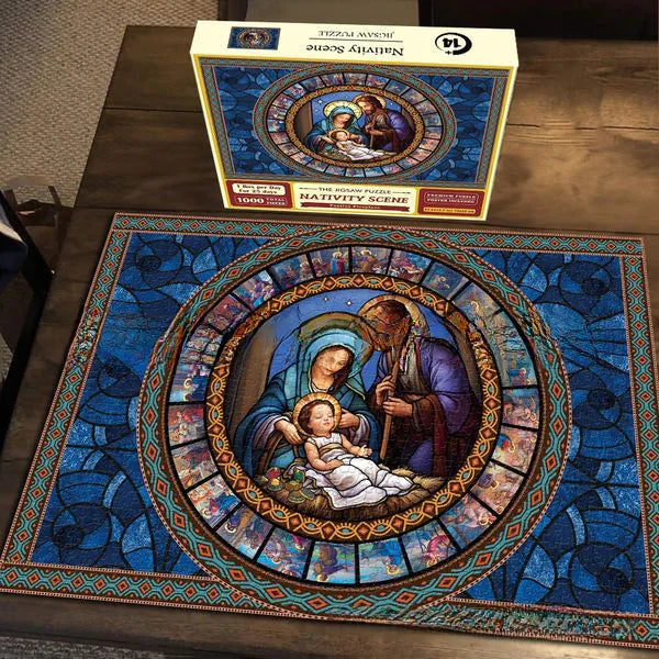 Nativity Scene Jigsaw Puzzle Advent Calendar Game