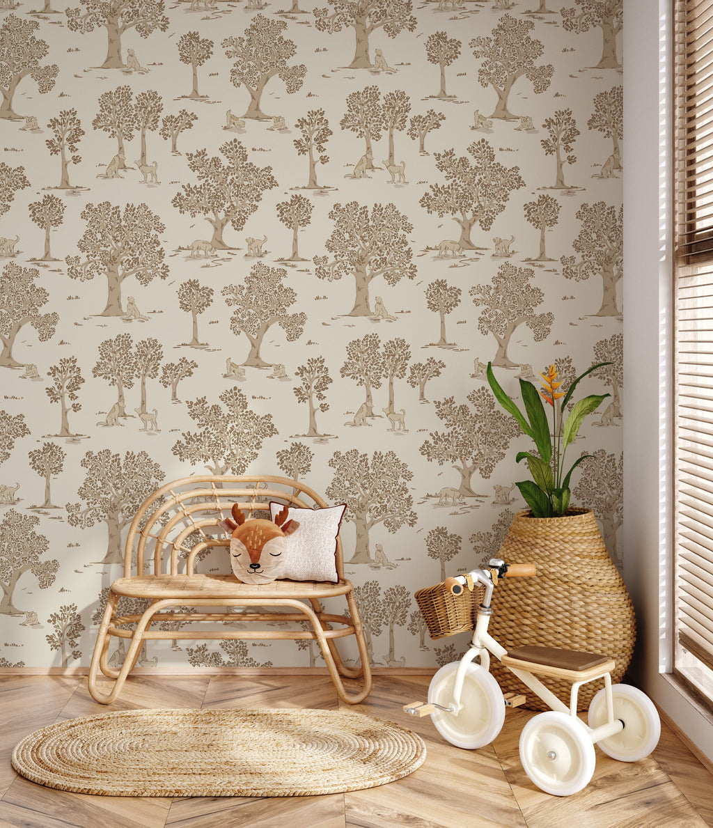 Camden Removable Peel and Stick Wallpaper by Beeky Illustration