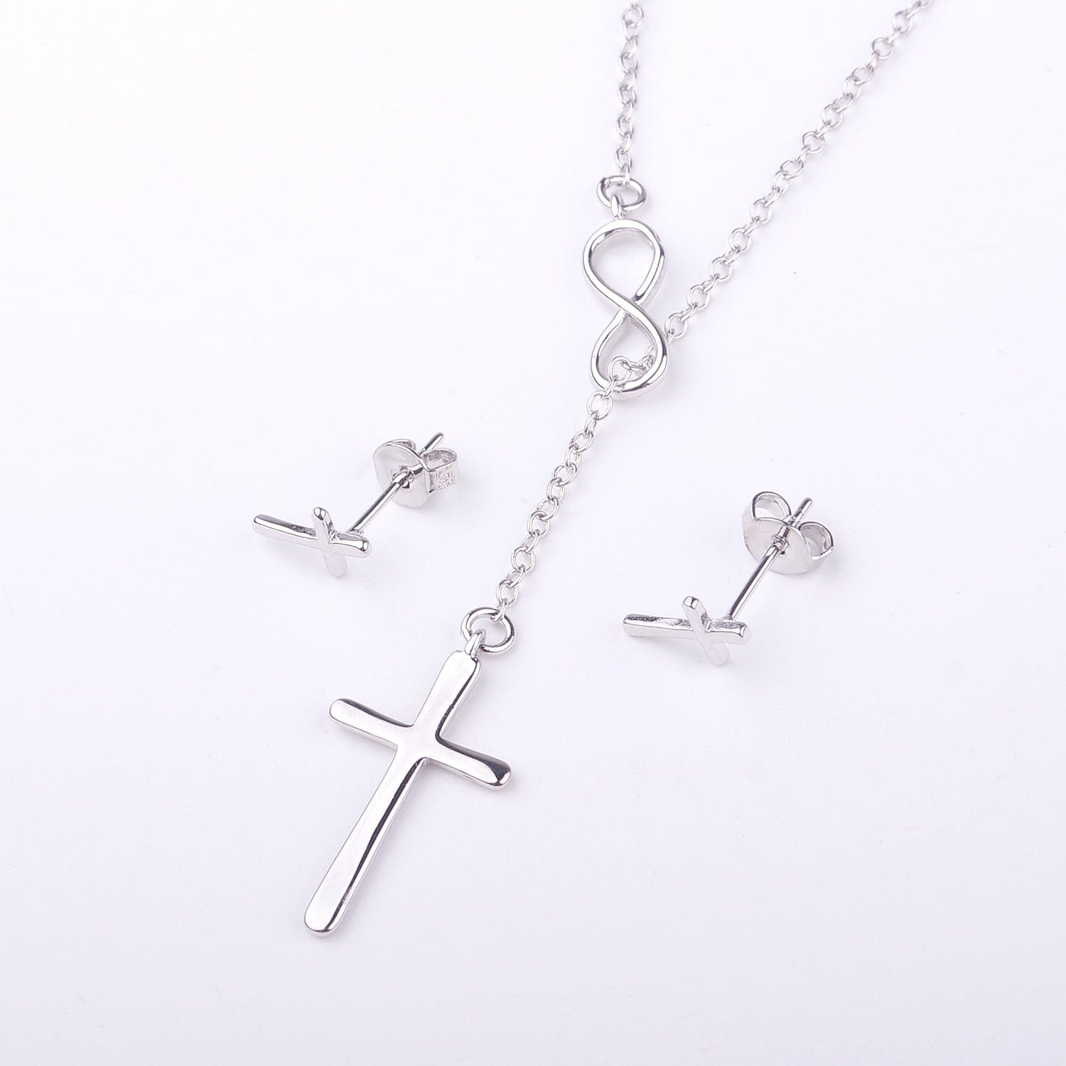Doctor Cross Earring and Necklace  Jewelry Set