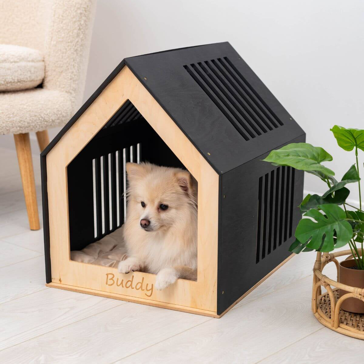 Modern Scandinavian Pet Bed for Indoor Dog Houses