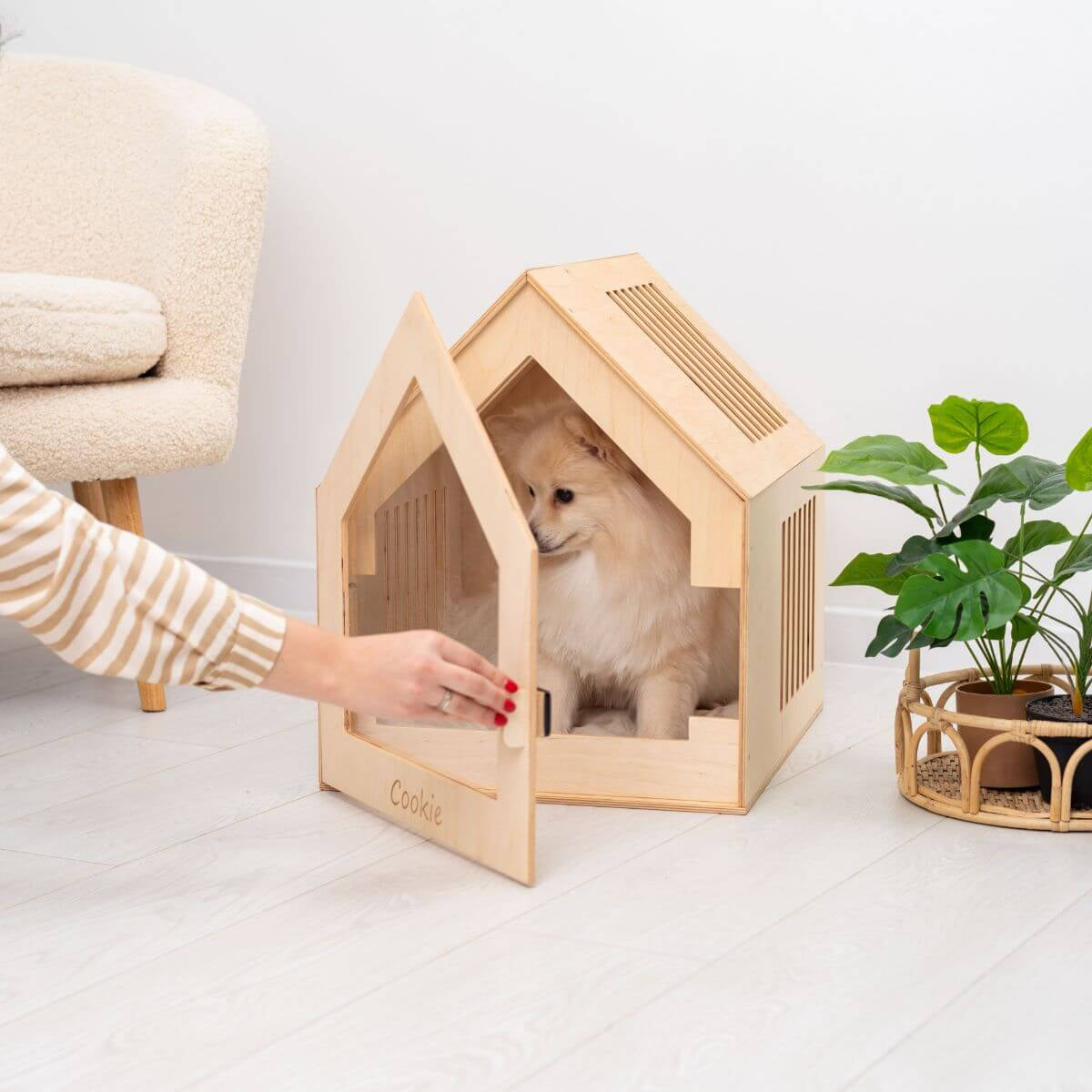 Modern Scandinavian Pet Bed for Indoor Dog Houses
