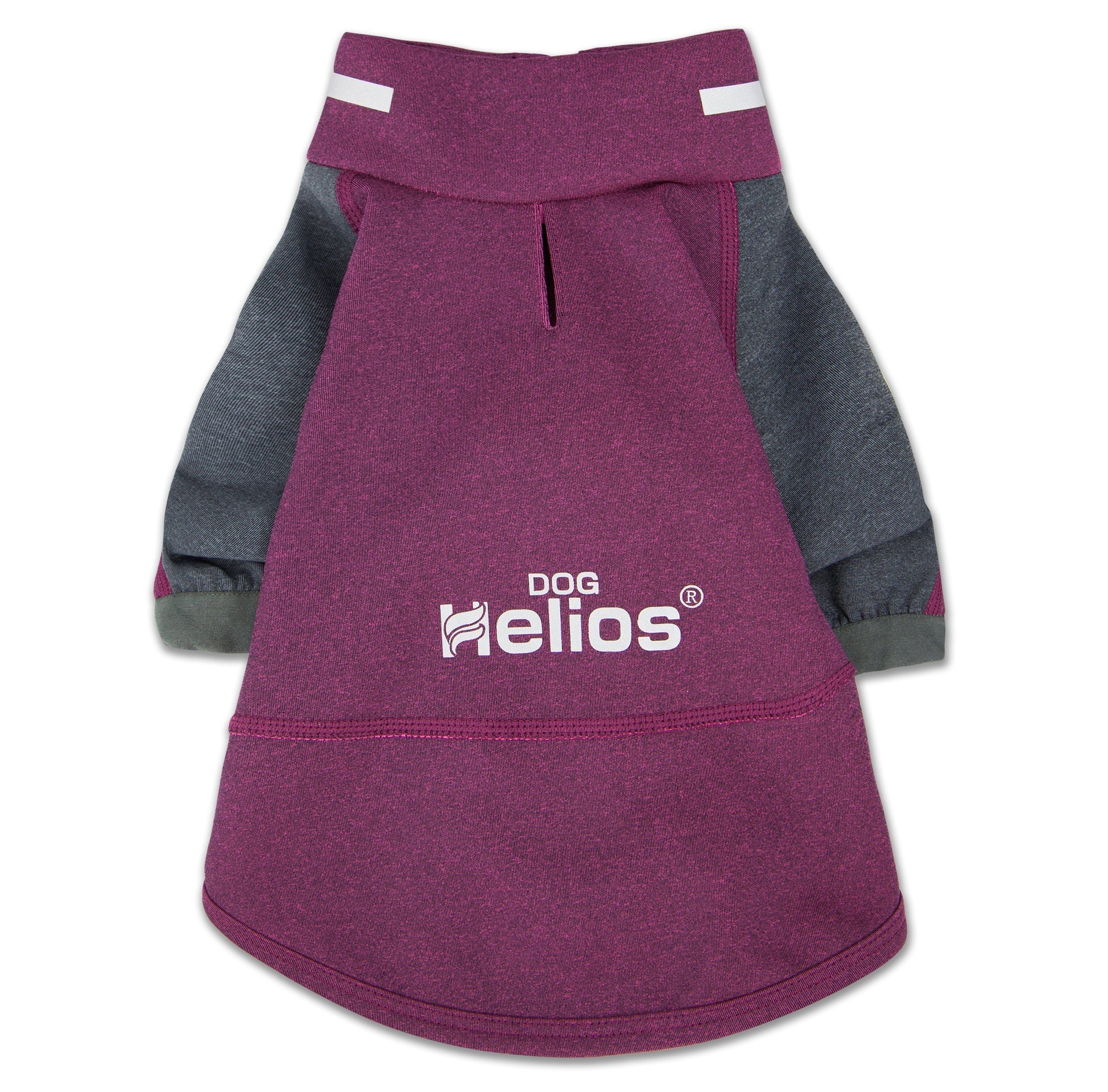 Dog Helios ® 'Eboneflow' Mediumweight 4-Way-Stretch Flexible And Breathable Performance Dog Yoga T-Shirt