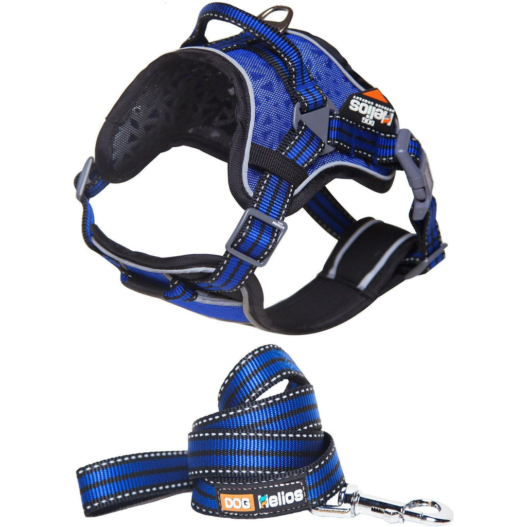 Dog Helios ® 'Journey Wander' Chest Compressive Sporty Adjustable Dog Harness and Leash