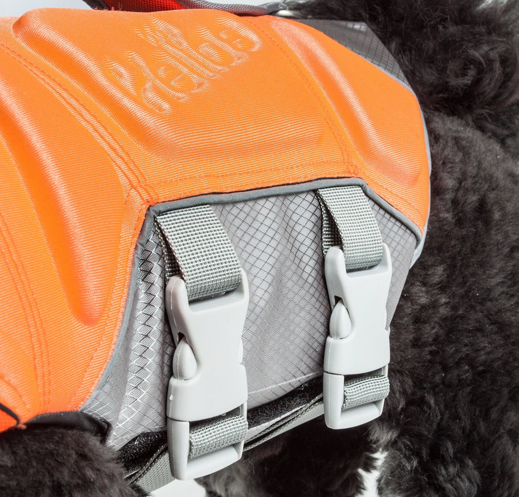 Dog Helios ® 'Tidal Guard' Multi-Point Strategically-Stitched Reflective Pet Dog Life Jacket Vest