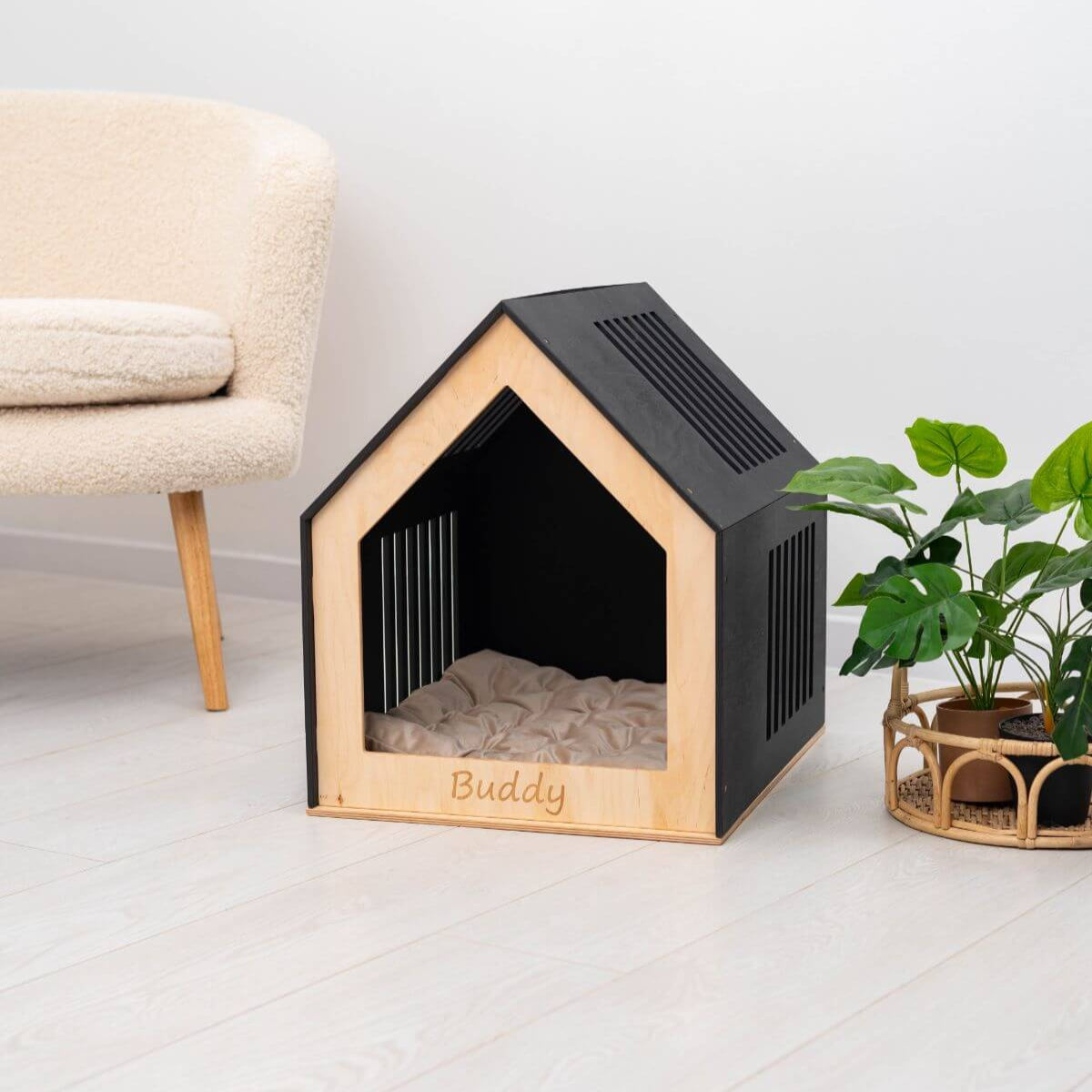 Modern Scandinavian Pet Bed for Indoor Dog Houses