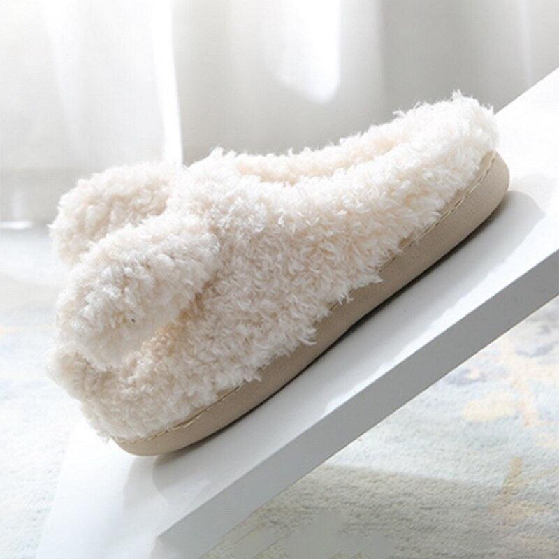 Cute Dog Slippers for Women - Cozy Plush Indoor Winter Home Shoes
