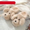 Plush Dog Slippers: Cozy Memory Foam Indoor House Shoes