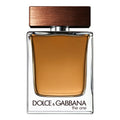 Dolce & Gabbana The One For Men Eau de Toilette 3.4 OZ glass bottle in amber and metallic bronze