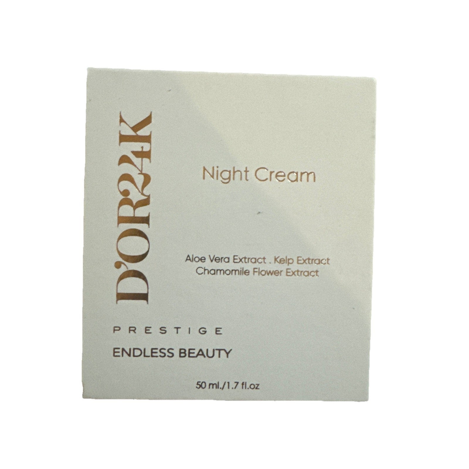 D’OR 24K Prestige Endless Beauty Recovery Night Cream gold-infused luxury jar