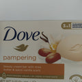 A 3.5 oz bar of Dove Beauty Cream Bar resting on a clean surface.