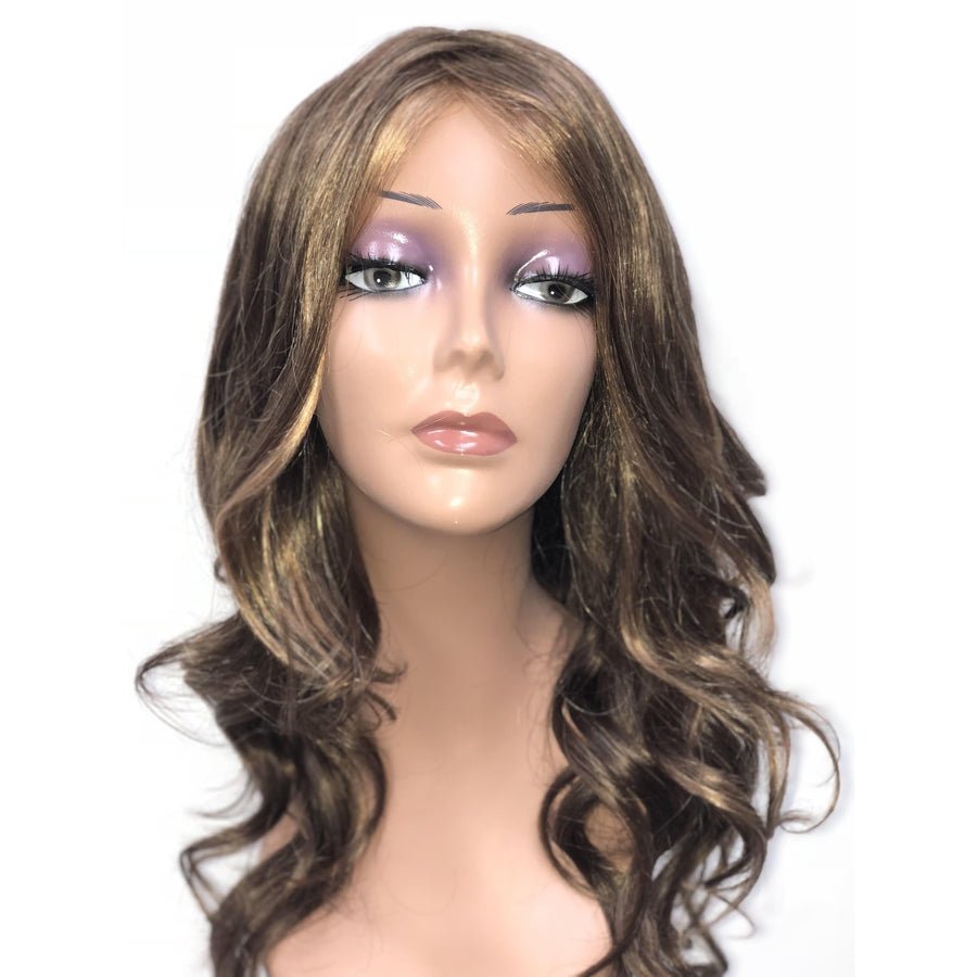 Down Time Synthetic Wig with Cascading Waves for Women