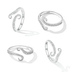 S925 Sterling Silver 0.2cm Platinum Plated Ring