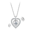 925 Sterling Silver White Gold Plated Moissanite 40+5cm Pavé CZ Necklace for Women
