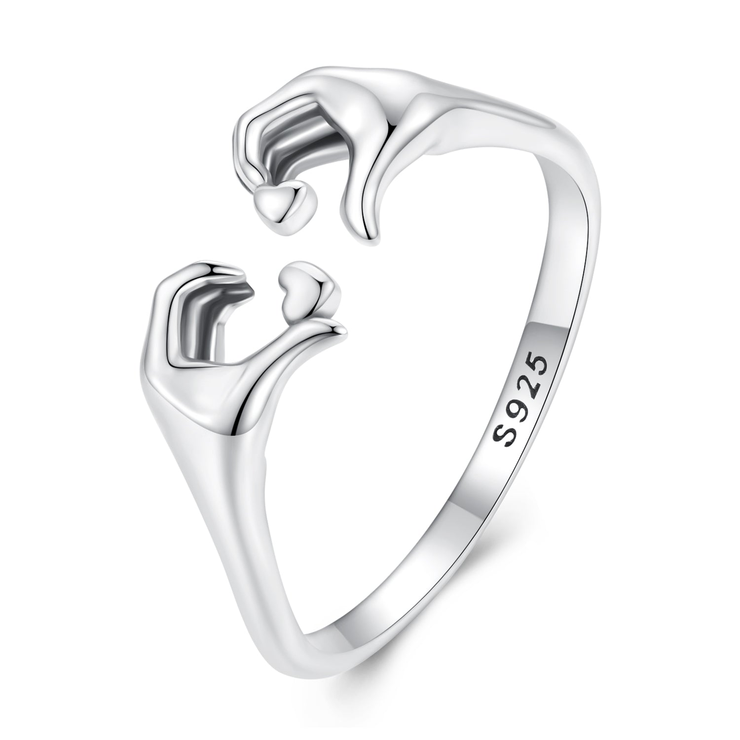 S925 Oxidized Silver 0.17cm Ring
