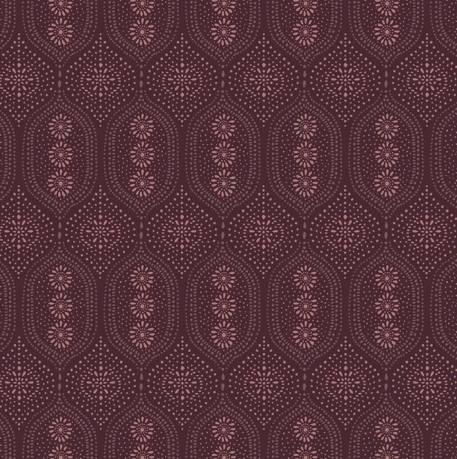 Holloway Geometric Wallpaper - Bohemian Off-White, Beige, and Taupe
