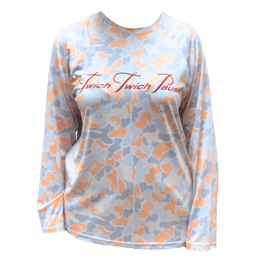 UPF 50+ Dreamsicle Camo Shirt for Outdoor Enthusiasts