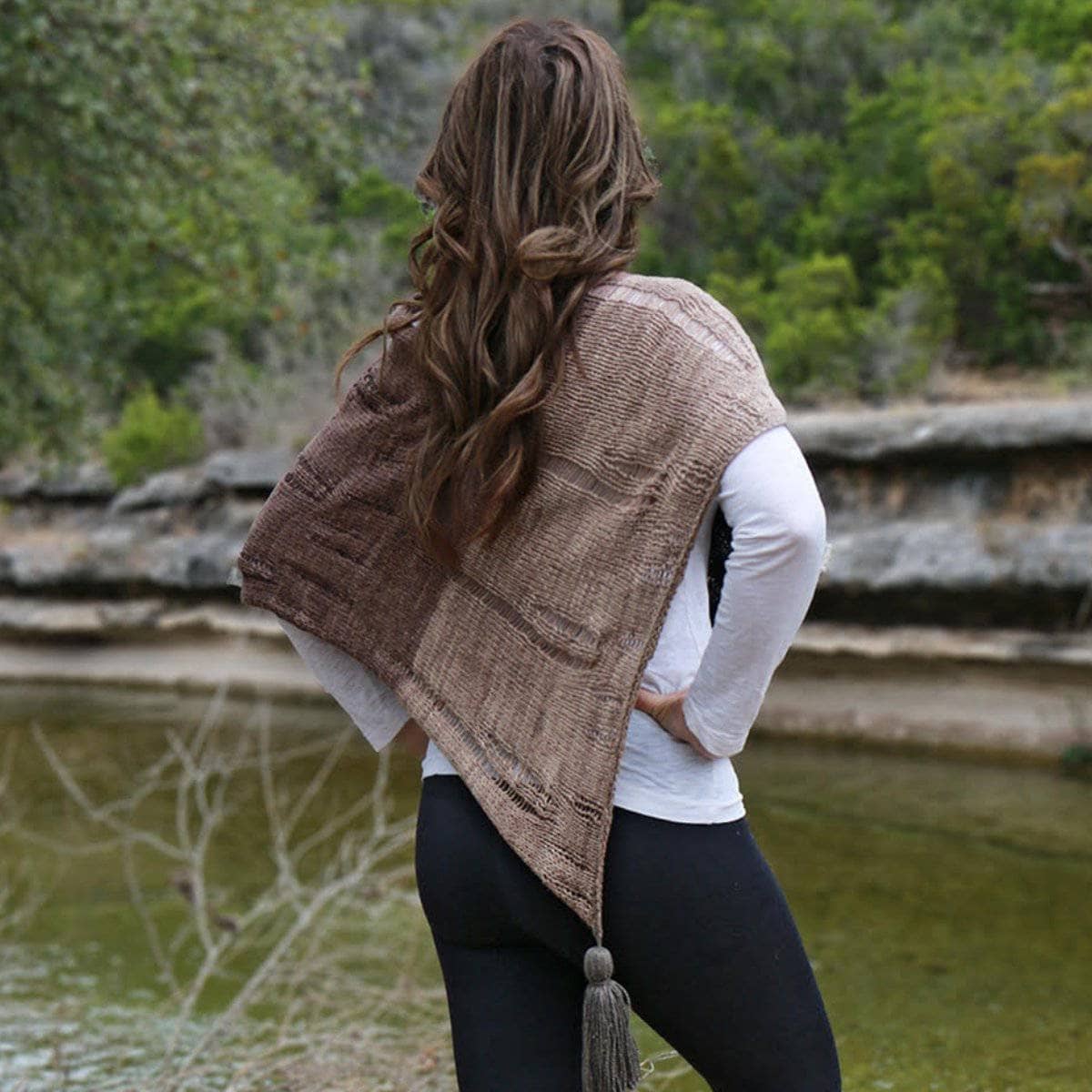 Drop it Like it's Hot Poncho Knitting Pattern for DK Weight Yarn