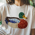 Duck Faux Texture Patchwork Comfort Colors Tee