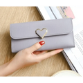 Cute Heart Pattern Small Wallet and Phone Clutch for Girls