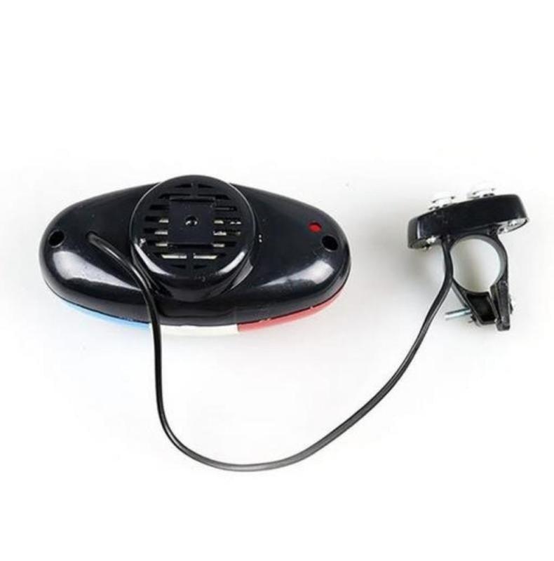 Waterproof Multifunction Bike Siren and 6 LED Police Strobe Light