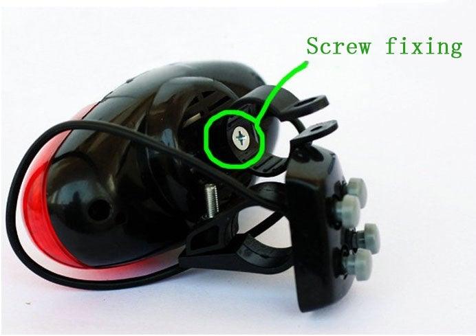 Waterproof Multifunction Bike Siren and 6 LED Police Strobe Light
