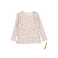 The Printed Long Sleeve Tee - Dusty Mauve Floral