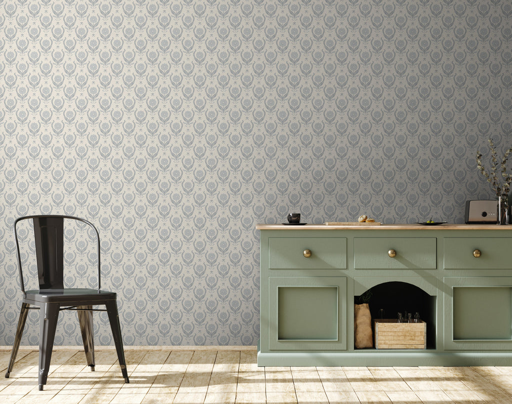 Dahlia Wallpaper by Caroline Rausch Design