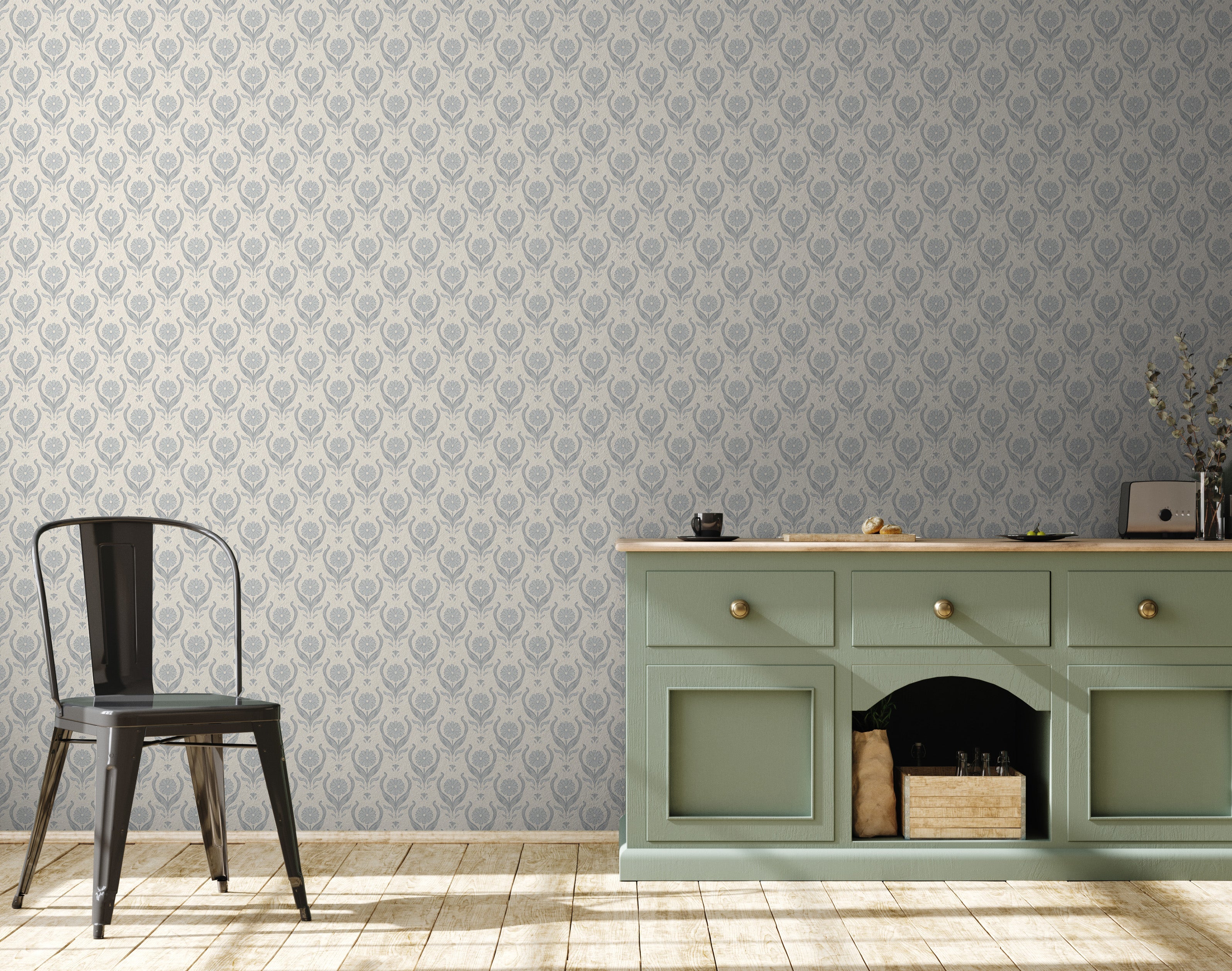 Dahlia Wallpaper by Caroline Rausch Design