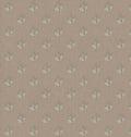 Mulberry Court Floral Removable Wallpaper in Beige and Brown