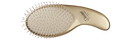 Gold Olivia Garden Divine Collection wet detangler hair brush with a minimalist design
