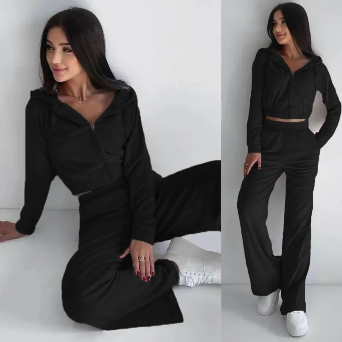 Women's Autumn Winter Tracksuit 2-Piece Set 2024